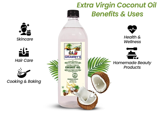 Health Benefits and Uses of Pure Virgin Coconut Oil Extra virgin coconut oil nourishes skin, boosts hair health, and supports overall wellness.