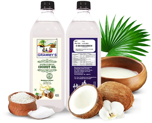 Pure, cold-pressed extra virgin coconut oil retains natural nutrients for cooking and skincare